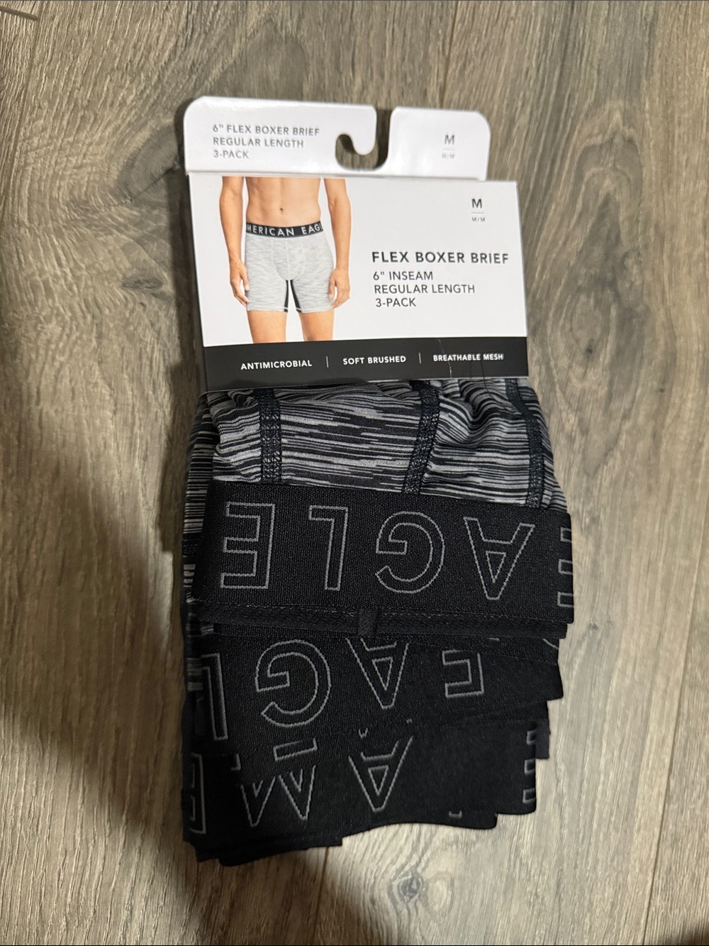 NWT Men’s AEO 3 Pack Boxer Briefs
